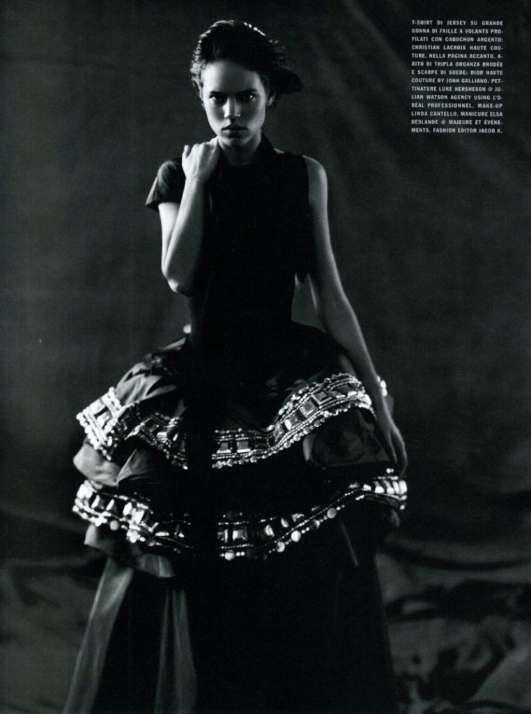 Freja Beha Erichsen by Paolo Roversi for Vogue Italia March 2008,  Individuallure 11 | MFD - Multiple Fashion Disorder